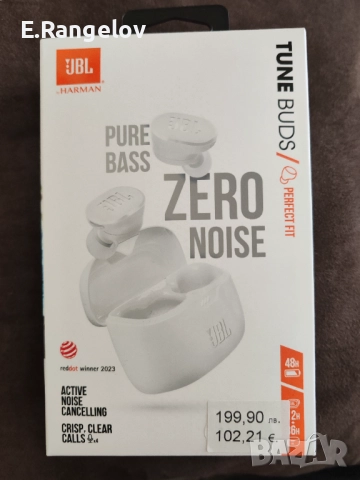 Bluetooth слушалки JBL TUNE Buds-Нови/неотваряни