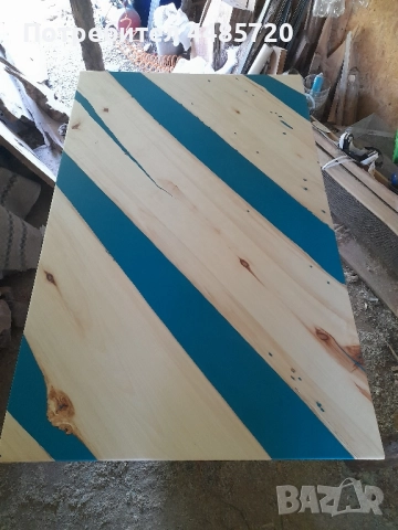 маси и плотове от масив с епоксидна смола, снимка 11 - Маси - 51596692