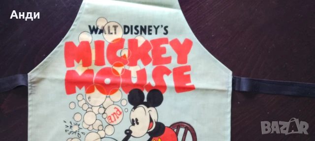 Колекционерска детска престилка MICKEY MOUSE and the MAD DOG, снимка 2 - Колекции - 50892286