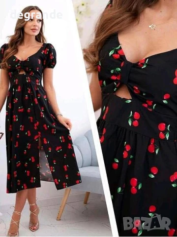 Летни свежи рокли с черешки