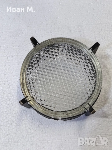 Кристална купа за бонбони с мелхиор , снимка 4 - Антикварни и старинни предмети - 51740548