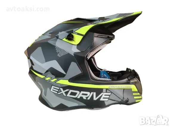 Каска EXDRIVE Мотор Крос/АТВ/Бъги/Вело-72012, снимка 3 - Аксесоари и консумативи - 48366962