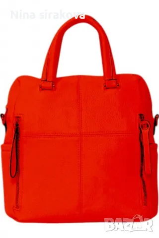 Дамска раница от еко материал с отделящи се презрамки
, снимка 4 - Чанти - 49290711