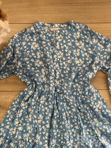 Светло синя рокля, снимка 3 - Рокли - 51626877