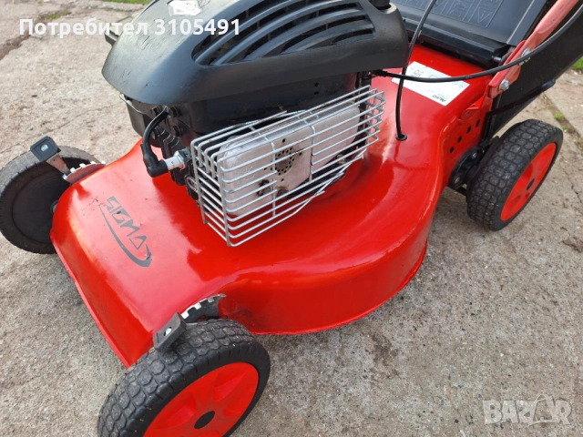 Косачка Briggs ALKO 4.5к.с. 48см самоходна мулчираща с кош, снимка 14 - Градинска техника - 54115073