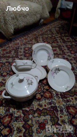 Стар порцеланов сервиз за хранене  , снимка 3 - Други ценни предмети - 38574324