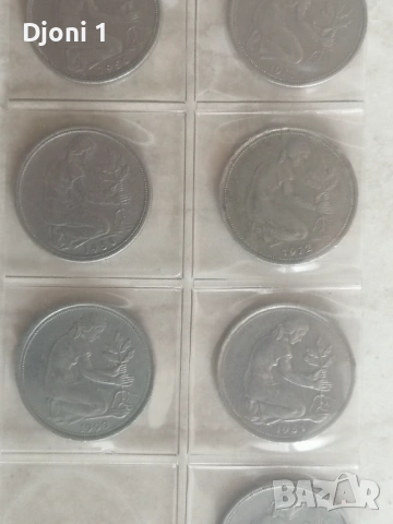 50 pfennig , снимка 2 - Нумизматика и бонистика - 53286274