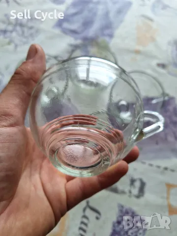 ✅ СТЪКЛЕНИ ЧАШИ ЗА ЧАЙ❗, снимка 3 - Сервизи - 47464488