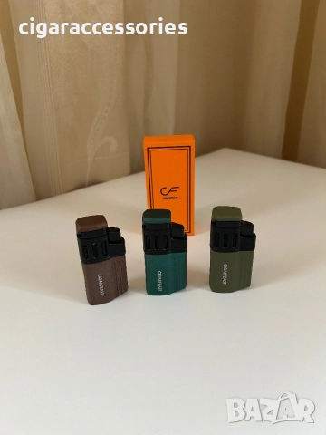 Запалка за пури CIGARFEAST с 4 джет пламъка - 3 цвята