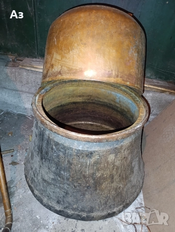 Меден казан за варене на ракия, снимка 2 - Други ценни предмети - 52031465