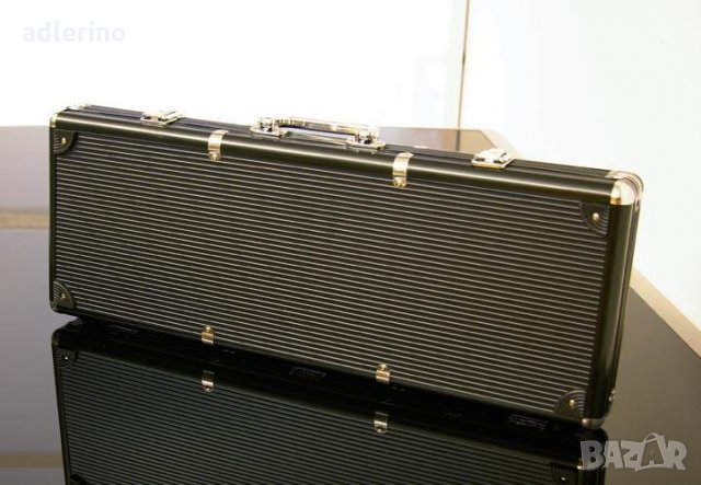 Комплект за Покер, куфар, чипове, зарове, тестета, 500 чипа, черен вариант, специално издание, снимка 5 - Други игри - 34149369