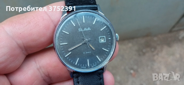 Стар Руски механичен часовник Слава , снимка 3 - Антикварни и старинни предмети - 51697207