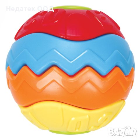 Образователен пъзел, Топка, Многоцветен, 9см