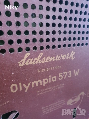Лампово радио Olympia , снимка 5 - Антикварни и старинни предмети - 50740241