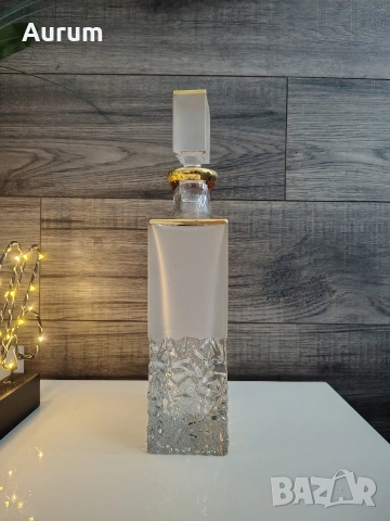 Bohemia Nicolette Decanter бутилка кристал , снимка 7 - Аксесоари за кухня - 53286679
