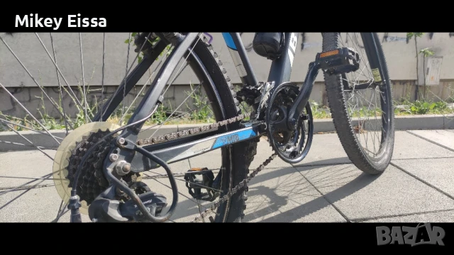 Велосипед B-twin 26 тъмно сив, снимка 13 - Велосипеди - 50842366