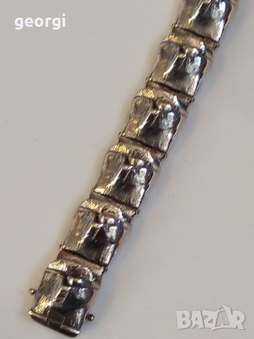 Дизайнерска сребърна гривна , снимка 10 - Гривни - 39628025