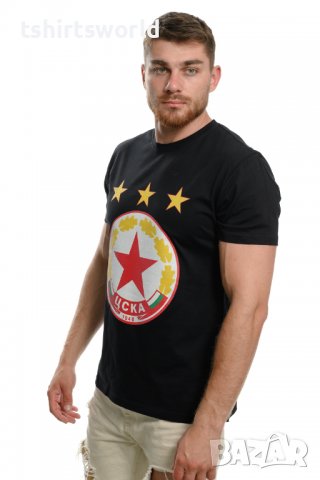 Нова мъжка тениска с дигитален печат на футболния отбор ЦСКА (CSKA), снимка 6 - Тениски - 37663677