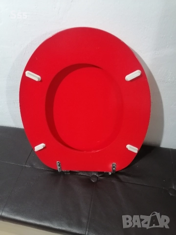 Червен капак за тоалетна чиния , снимка 3 - Други - 52886872