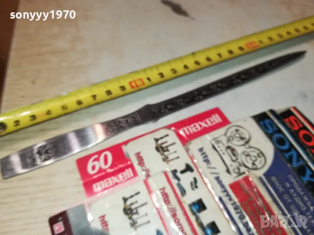 JAPAN-ЯПОНСКИ НОЖ ЗА КОЛЕКЦИЯ ДЕКОР 1205252006, снимка 3 - Антикварни и старинни предмети - 50259005