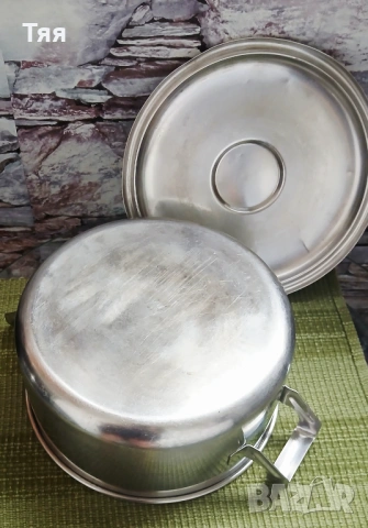 Тенджера алпака на Хром 5 л, снимка 3 - Съдове за готвене - 53957235