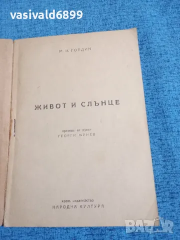 Голдин - Живот и слънце , снимка 4 - Специализирана литература - 48445895