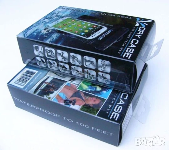 Оригинал DRYCASE К-т Американски Водонепроницаем Вакуумен КАЛЪФ Кейс 165x100мм Телефон Камера БАРТЕР, снимка 16 - Калъфи, кейсове - 50885506