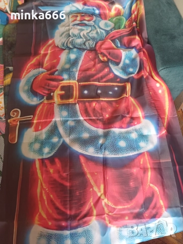 Коледна завеса за врата