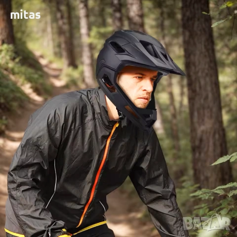 Кросова каска MARTAR, Full Face, ЕN Сертифицирана, Модулна, Тегло: 570g, Размер: M/L, снимка 10 - Аксесоари за велосипеди - 53119181