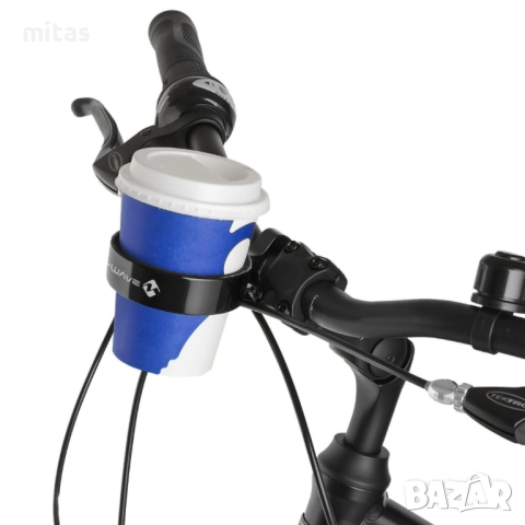 Поставка за чаша на кормило M-WAVE, Алуминиева, Регулируем захват, снимка 3 - Аксесоари за велосипеди - 52879444