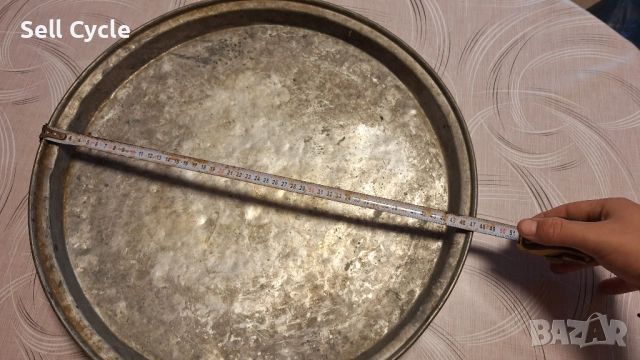 ✅КАЧЕСТВЕНА МЕДНА ТАВА - ИНЕМ - 47 СМ❗, снимка 6 - Антикварни и старинни предмети - 51973734