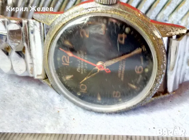 Paul Jobin INCABLOC 17 JEWELS SWISS MADE Стар РЯДЪК МЕХАНИЧЕН РЪЧЕН ШВЕЙЦАРСКИ ЧАСОВНИК РАБОТИ 49580, снимка 10 - Антикварни и старинни предмети - 48443886
