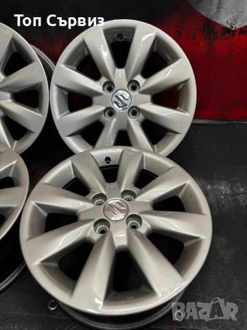 Оригинални алуминиеви джанти за Сузуки ( Suzuki ), 15 цола, 4х100, снимка 5 - Гуми и джанти - 53936493