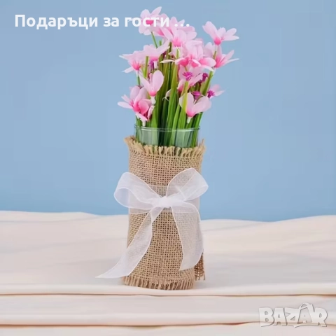 Бяла прозрачна органза лента, снимка 5 - Декорация - 52572867