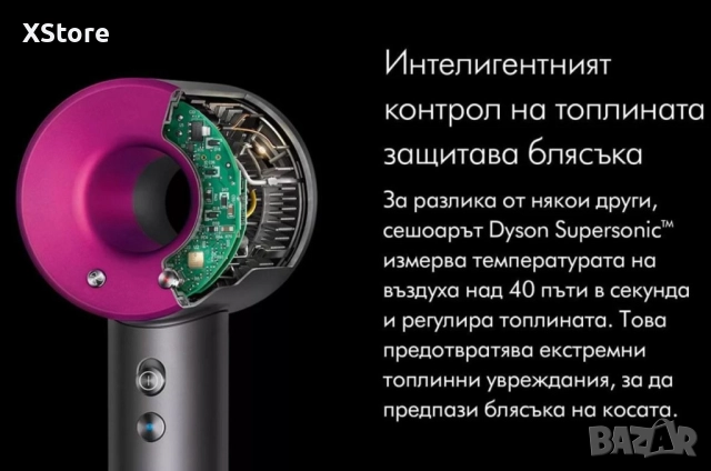 Сешоар Super Hair Dryer с йонизираща функция, снимка 6 - Сешоари - 52593493
