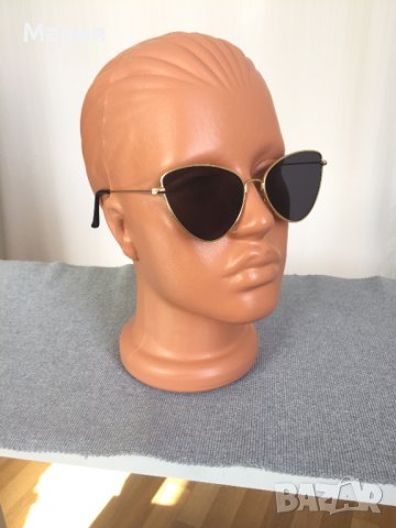 Нови Дамски Слънчеви Очила Модерни Златни Черни Огледални Котешка Форма, снимка 6 - Слънчеви и диоптрични очила - 44446608