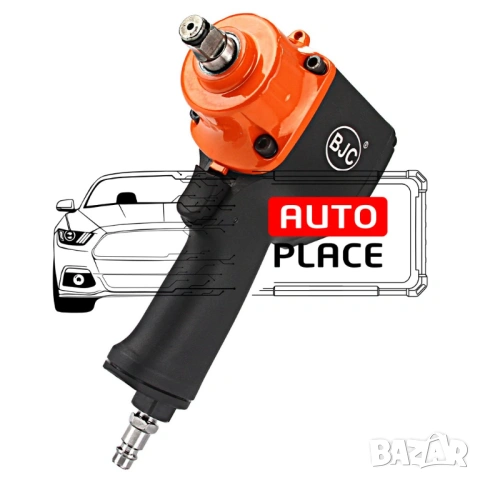 Пневматичен гайковерт с къс шпиндел 1/2″ 1100 Nm BJC, снимка 6 - Други инструменти - 54048372
