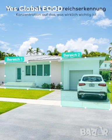 2 бр WiFi камери COOAU 2K нощно цветно PIR, снимка 6 - Друга електроника - 54299892