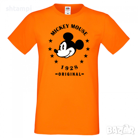 Мъжка тениска Mickey Mouse Original 1928 Подарък,Изненада,Рожден ден, снимка 6 - Тениски - 36577434