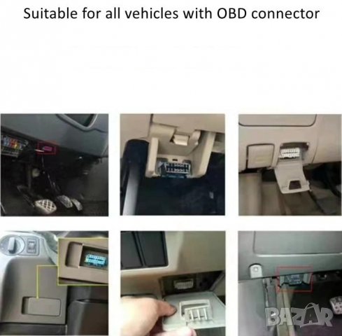 OBD2 към Mini USB Мъжко Автомобилно Захранване OBD-II Зарядно Адаптер Конектор 180см 7х ПИН-a Щепсел, снимка 5 - Навигация за кола - 37187512