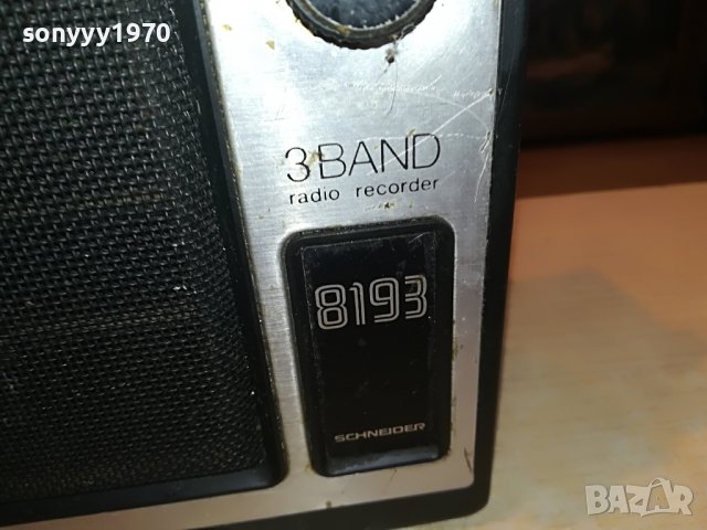 schneider 8193-made in finland внос france 2612221610, снимка 11 - Радиокасетофони, транзистори - 39112467