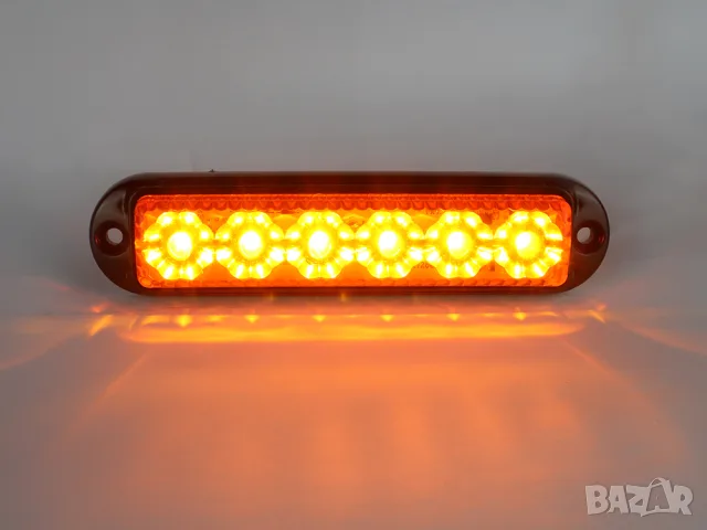 Мигащ LED габарит жълт с черна рамка, снимка 5 - Аксесоари и консумативи - 55869078
