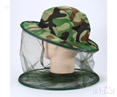 Шапка против комари, мухи, пчели​ - Mosquito Cap, снимка 7 - Такъми - 33458835