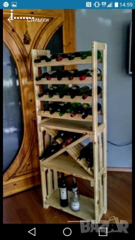 Стелаж за вино-комбиниран, снимка 1