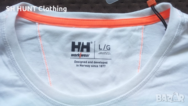 HELLY HANSEN Chelsea Evolution Work T-shirt размер L работна тениска W4-398, снимка 7 - Тениски - 52026177