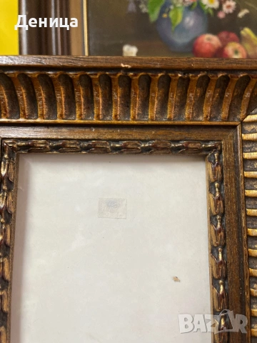 Дървена рамка за спомени♥️ Има едно малко нараняване, което се вижда на повечето снимки и се намира , снимка 4 - Други - 54141946