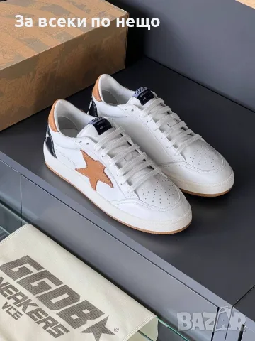Golden Goose Мъжки Маратонки Естествена Кожа👟Мъжки Спортни Обувки GGDB - Различни Цветове Код E126, снимка 3 - Маратонки - 55798642