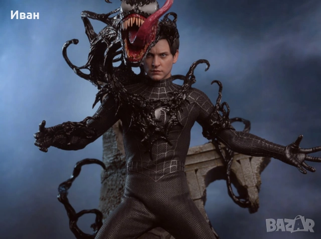 Hot Toys Spider-Man 3 (Black Suit) Deluxe 1/6th/ Спайдър - мен симбиотичен лукс издание