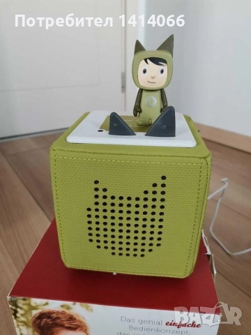 Нова Колонка Зелен Toniebox за разказване на приказки