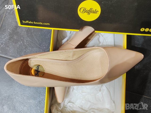 Нови на ток Buffalo 38, снимка 1 - Дамски елегантни обувки - 44163097